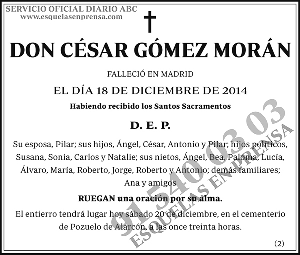 César Gómez Morán